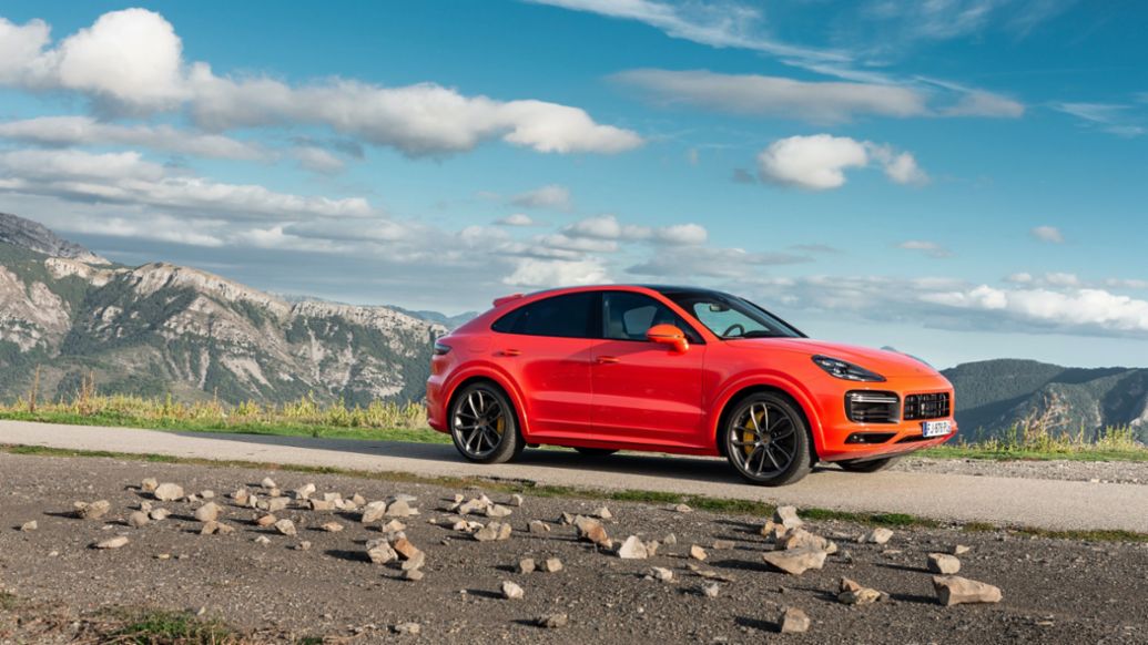 Cayenne Turbo Coupé, Provence, Frankreich, 2021, Porsche AG