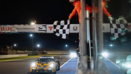 Porsche Carrera Cup Italia, Ten Voorde vince gara 1 in notturna al Misano World Circuit
