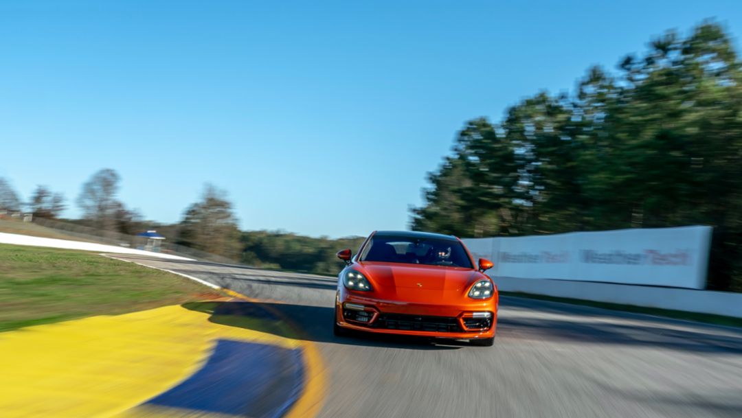 2021 Panamera Turbo S sets production saloon benchmark at Road Atlanta