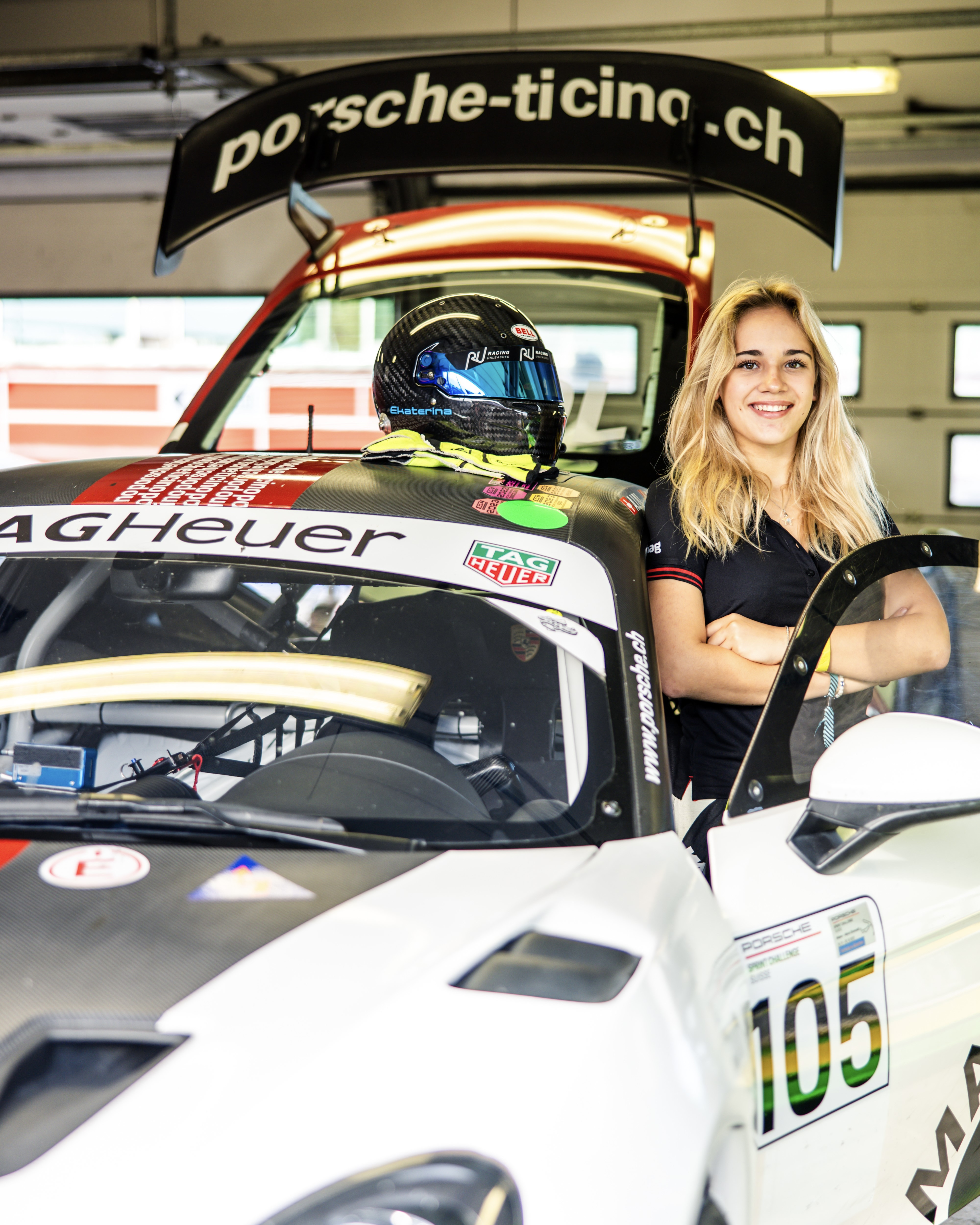 Ekaterina Lüscher est la nouvelle pilote junior de la Porsche Sports Cup Suisse, 2024, Porsche Schweiz AG